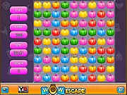Play Pumpkin Crush free online, Halloween match 3 puzzle game, blasting colorful pumpkins horizontally and vertically