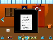 Screenshot of the Wow Jack O Lantern room escape game showing a mysterious castle interior with a large, glowing Jack O' Lantern and challenging puzzles