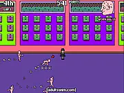 Hot Throttle free online racing game men in underwear throwing knives