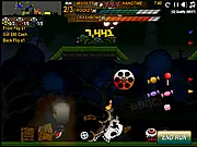 Play Stunt Crazy Trick or Treat free online destruction game, fire rockets and cause explosions, car crash game on PlayArcadeHub