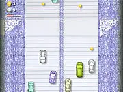 Hand Drawn Car Driving Game online screenshot showing a car on a bumpy, hand-drawn road
