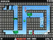 Play Straight To The Exit 3 free online, help monster escape castle traps, challenging puzzle platformer game on PlayArcadeHub