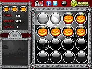 Halloween Memory Balls free online game, memory pattern matching challenge, spooky puzzle game