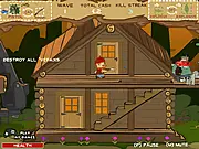 The Lumbering Dead free game screenshot - Jim the Lumberjack fighting zombies with an axe