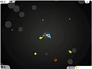 Zombytes free online game screenshot - spaceship shooting digital zombie particles with upgrades