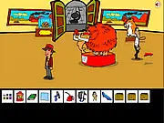 Play Obama Hellboy 2 free point-and-click adventure game online