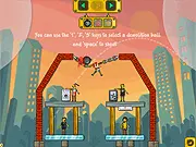 Play Zombie Demolisher free online physics puzzle game, launching demolition balls