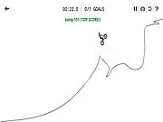 Play Free Rider 3 online, a free dirt bike game where you draw and ride your own tracks