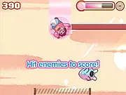 Gem Bound free online superhero platformer game obstacle course jumping smashing enemies PlayArcadeHub