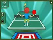 Free online game Trambomblepong ping pong with trampolines, sports arcade challenge on PlayArcadeHub