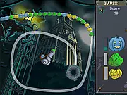Halloween Citrouille II free online Zuma-style game with pumpkins on PlayArcadeHub