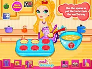 Apple White's Special Apple Muffins free online cooking game. Bake delicious muffins with the Ever After High character on PlayArcadeHub.