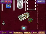 Elite Hotel Parking free online driving game, a luxury sports car maneuvering into a tight parking spot with obstacles