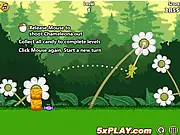 Play Gluttonous Chameleona online game, free puzzle platformer with candy, cute chameleon character