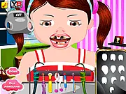 Play Baby Sophie At The Dentist free online game, baby having teeth fixed by a dentist, doctor simulation game
