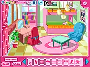 Play Girls Dorm Room Decoration free online game, design furniture and wallpaper, creative interior design game