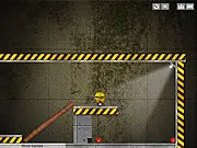 Bot Lair free online platformer game cute orange robot collecting cogs