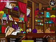 Play Secret Book 2 free online hidden object game, finding hidden items in a book, adventure mystery game with Celine and Ian