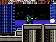 Play Alien Splatter free online hard NES style action platformer game