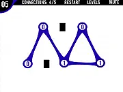 Play Strand Puzzle free online, abstract logic game, connection puzzle, weave and pull strands