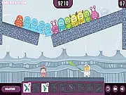 Spaceman VS Monsters free online shooter game with bubblegun, jet pack, and bazooka weapons