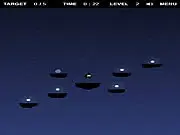 The spirit character from Some Like it Dark jumping across dark platforms under a night sky to extinguish glowing white stars