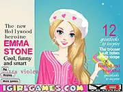 Fashion Cover Girl dress up and makeup game online on PlayArcadeHub, showing a model in a trendy outfit.