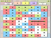 Ciphers online puzzle game screen showing a numbered grid or sequence and a timer, indicating a fast-paced mathematical challenge