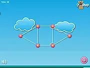 Screenshot of the Connections puzzle game showing a grid of numbered stars that need to be connected by lines