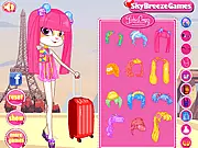 Pinkie in Paris free online dress up game fashion styling