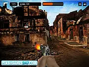 Play Combat Zone Shooter free online game, intense FPS action, gun down enemy soldiers in warzone, PlayArcadeHub