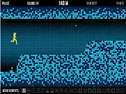 Play Cyber Rush free online game, high-speed running game, avoid walls and obstacles, neon cyber world, PlayArcadeHub