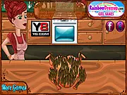 Play Cranberry Turkey free online Thanksgiving cooking and decorating game