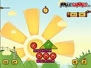 Play Joy Stacker free online physics game, stacking geometric figures, balance puzzle, logical thinking challenge