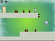 Abstract and dark artwork from the game Reverie, showing a person navigating a dreamy, unsettling landscape