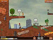 Basket Balls Fast Throw free online game basketball physics puzzle referees bonus time PlayArcadeHub