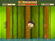 Treetop Survivor free online game, intense platformer climbing challenge, escape world's end game