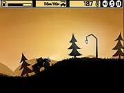 Steel Wheels free online driving game, collect gas and perform tricks, ultimate stunt challenge