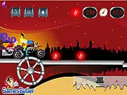 Wolverine Bike Ride featuring Wolverine racing a dirt bike on an obstacle course