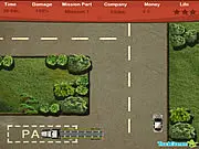 Screenshot from Your Transportation Company online game showing a large truck driving on a road under a timer and job indicator