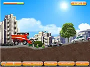 Play Gather Fruits for Christmas free online game, matching colored fruits to colored bowls.