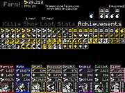 Loot Clicker free online idle game, clicking button to collect gold and loot, upgrades in a loot clicker game
