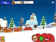 Mr Santa Polar Express free online game screenshot – Santa delivering gifts on a Christmas night