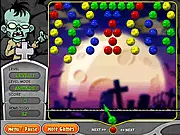 Zombie Beads Blaster game online, free marble popper, match 3 zombie themed puzzle, play online arcade game
