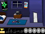 The elf character exploring a fantasy landscape in the free online point-and-click adventure game Elf Story