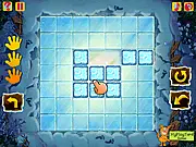 Play Polkafriza: Ice Age Adventure game free online, showing the girl Ern starting her journey on a snowy mountain summit.