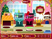 Play Ashley's Christmas Treats free online, festive cake cooking and baking game