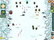 Screenshot of Battalion Commander 2 online game showing a military commander and his squad (battalion) fighting enemy soldiers in an enemy territory, a popular free online shooting game.