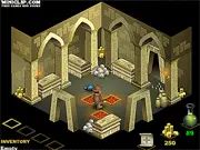 Pharaoh's Tomb online adventure game screenshot – collect gold and escape traps