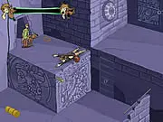 Scooby-Doo Adventures Episode 4 game screenshot of Scooby and Shaggy in a dark, ancient temple
